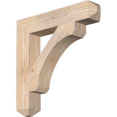 Ekena Millwork Legacy Craftsman Smooth Bracket, Douglas Fir, 3 1/2"W x 20"D x 20"H BKT04X20X20LEC04SDF